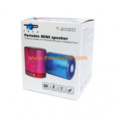 Portable MINI Speaker TOP Tech T-2020 (5W) ชมพู